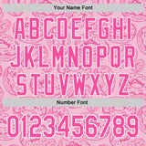 Custom Light Pink Pink-White 3D Pattern Design Christmas Foodie Food Dessert Donut Authentic Baseball Jersey