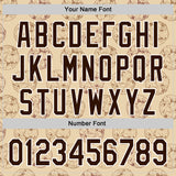 Custom City Cream Brown-White 3D Pattern Design Foodie Food Snack Chocolate Cookie Authentic Baseball Jersey