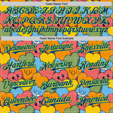 Custom White Royal-Neon Green 3D Pattern Design Funny Cartoon Heart Authentic Baseball Jersey