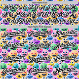 Custom White Black 3D Pattern Design Funny Cartoon Emoji Face Authentic Baseball Jersey