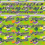 Custom Neon Green Black-White 3D Pattern Design Funny Cartoon Cloud Rain Authentic Baseball Jersey