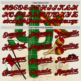Custom Cream Red-Black 3D Mexican Festival Cactus Sombrero And Flag Cinco de Mayo Authentic Baseball Jersey