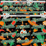 Custom Black Green-White 3D Mexican Festival Sombrero And Skull Cinco de Mayo Authentic Baseball Jersey