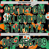 Custom Black Green-White 3D Mexican Festival Sombrero And Skull Cinco de Mayo Authentic Baseball Jersey