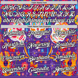 Custom Purple White-Black 3D Mexican Festival Flower Skull With Sombrero Cinco de Mayo Authentic Baseball Jersey