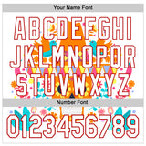 Custom White Red 3D Mexican Festival Flower Skull With Sombrero Cinco de Mayo Authentic Baseball Jersey