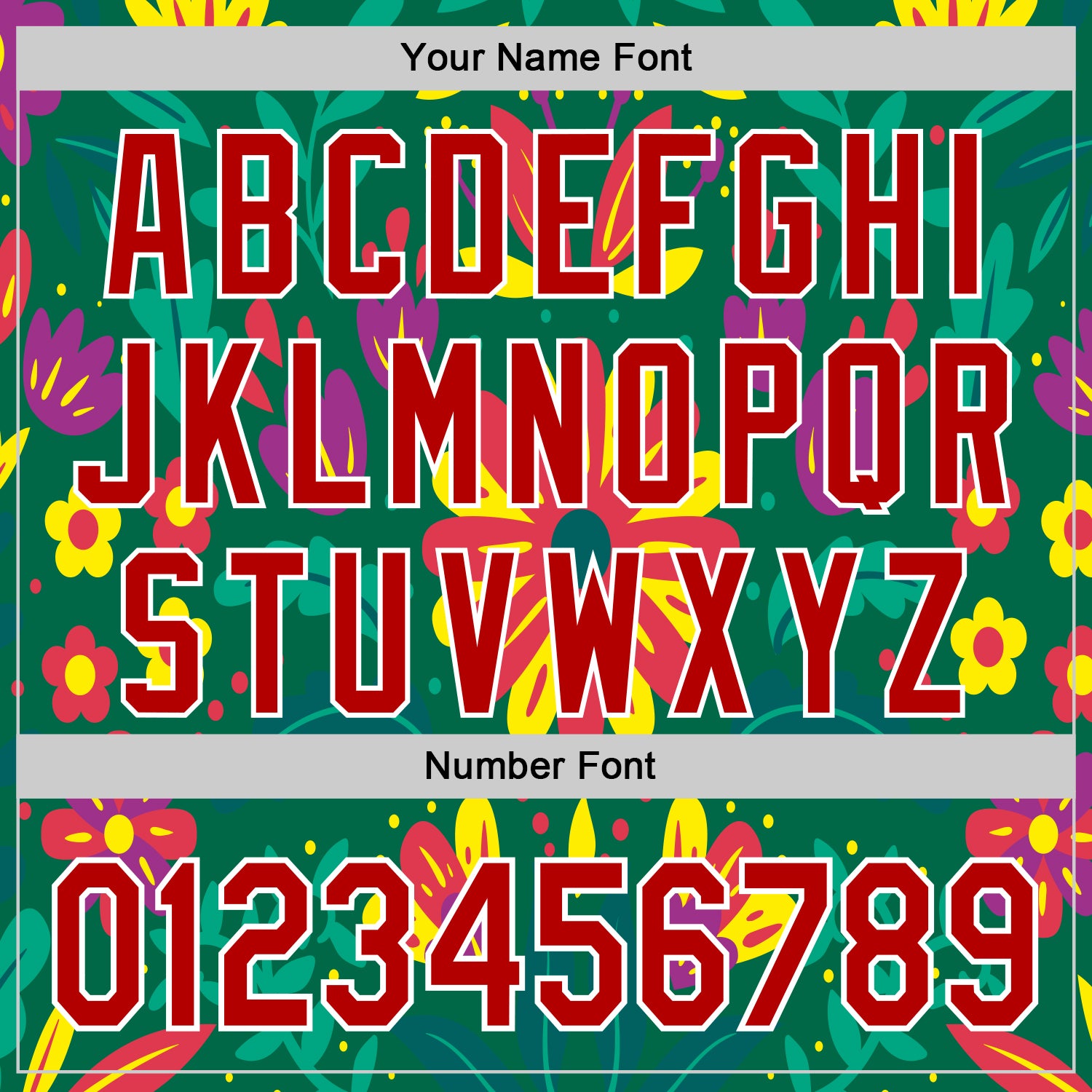 Custom Kelly Green Red-White 3D Mexican Festival Flower Cinco de Mayo Authentic Baseball Jersey