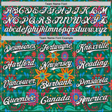 Custom Kelly Green White-Black 3D Mexican Festival Flower Cinco de Mayo Authentic Baseball Jersey