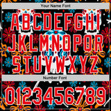 Custom Kelly Green Fire Red-White 3D Mexican Festival Flower And Skull Cinco de Mayo Authentic Baseball Jersey