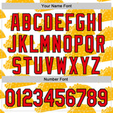 Custom White Fire Red-Black 3D Mexican Festival Nachos And Tacos Cinco de Mayo Authentic Baseball Jersey