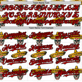 Custom White Red-Black 3D Mexican Festival Skull With Sombrero Cinco de Mayo Authentic Baseball Jersey