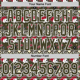 Custom Olive White 3D Punk Rock Skull Authentic Baseball Jersey