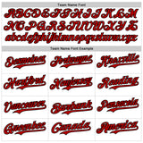 Custom White Red-Black 3D Cuba Cuban Flag Authentic Baseball Jersey