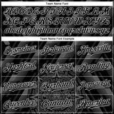 Custom Black Steel Gray-White 3D Mexico Authentic Baseball Jersey