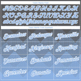 Custom Steel Gray Light Blue-White 3D Pattern Design Gradient Square Shapes Performance T-Shirt