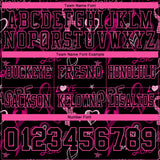 Custom Black Pink 3D Pattern Pink Ribbon Breast Cancer Awareness Month Women Health Care Support Authentic Football Jersey