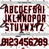 Custom White Black-Fire Red 3D Pattern Design Arrow Archery Bow Target Performance T-Shirt