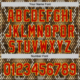 Custom Black Red-Gold 3D Pattern Design Rave Party Animal Snake Python Print Authentic Baseball Jersey