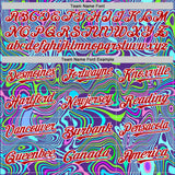 Custom Purple Red-White 3D Pattern Design Rave Party Trippy Laser Fluid Authentic Baseball Jersey
