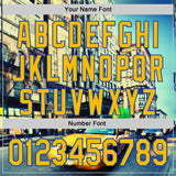 Custom Green Gold-Thunder Blue 3D Pattern Design New York Cityscape Statue Of Liberty Authentic Baseball Jersey