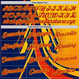 Custom Yellow Red-Blue 3D Pattern Design Romania Colombia Sportswear Performance T-Shirt