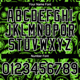 Custom Black Green-White 3D Pattern Design Rave Party Ethnic Paisley Bandana Authentic Baseball Jersey