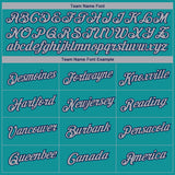 Custom Teal Gray-Navy 3D Pattern Design Gradient Style Twinkle Star Performance T-Shirt