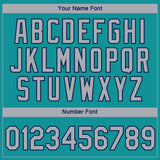 Custom Teal Gray-Navy 3D Pattern Design Gradient Style Twinkle Star Performance T-Shirt