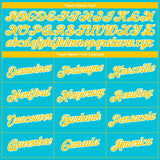 Custom Lakes Blue Yellow-White 3D Pattern Design Gradient Style Twinkle Star Performance T-Shirt