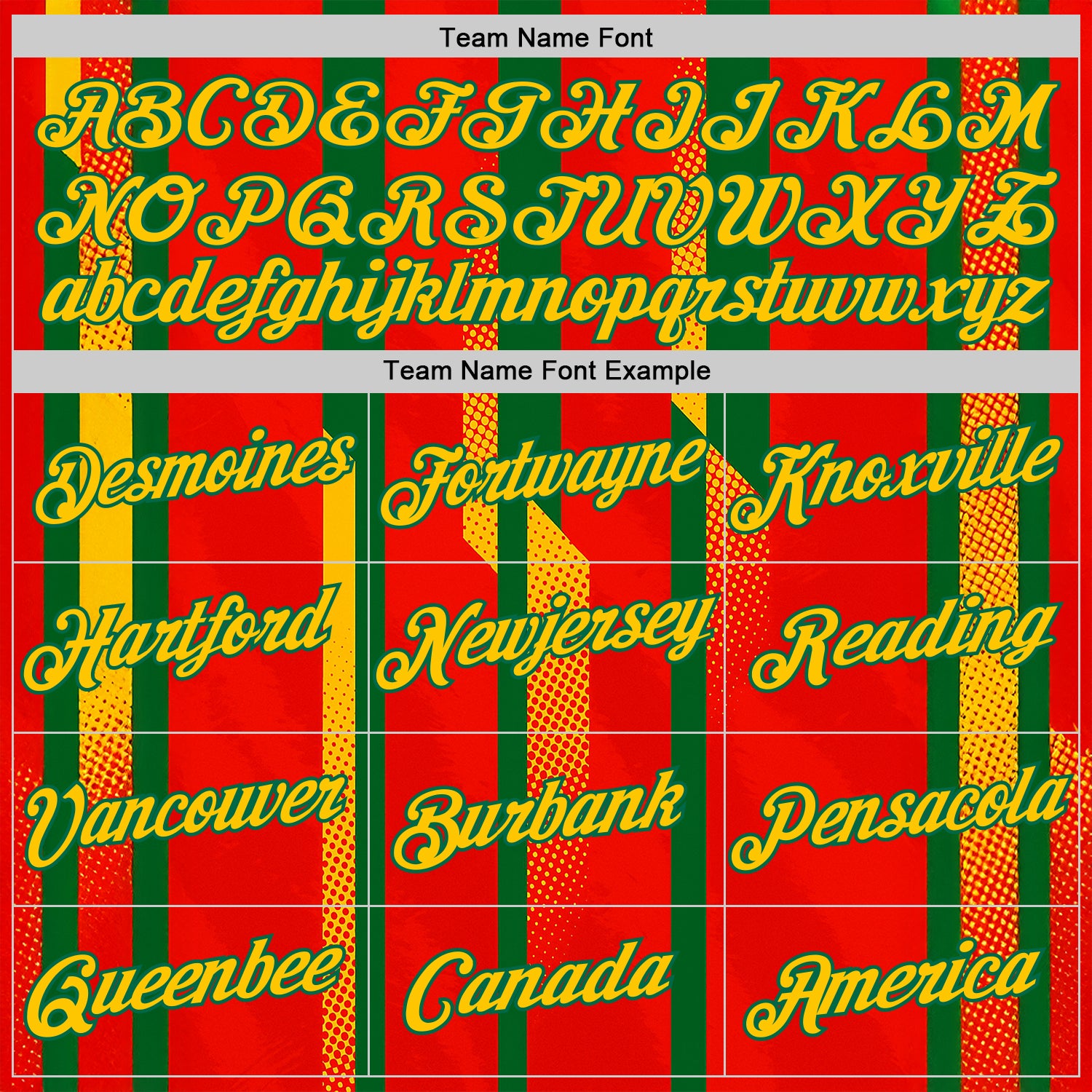 Custom Red Yellow-Kelly Green 3D Pattern Design Mexico Africa Sport Wear Performance T-Shirt