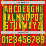 Custom Red Yellow-Kelly Green 3D Pattern Design Mexico Africa Sport Wear Performance T-Shirt