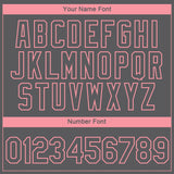 Custom Steel Gray Medium Pink 3D Washington City Edition Fade Fashion Performance T-Shirt