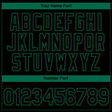 Custom Black Kelly Green 3D Dallas City Edition Fade Fashion Performance T-Shirt