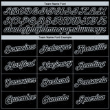 Custom Black Silver 3D Las Vegas City Edition Fade Fashion Performance T-Shirt