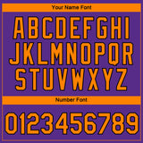 Custom Purple Bay Orange-Black 3D Phoenix City Edition Fade Fashion Performance T-Shirt