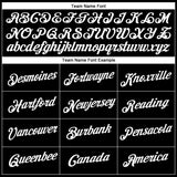 Custom Black White Royal-Red 3D Los Angeles City Edition Fade Fashion Performance T-Shirt