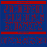 Custom Royal Red 3D Atlanta City Edition Fade Fashion Performance T-Shirt