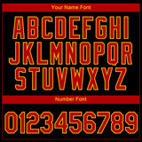 Custom Black Red-Gold 3D Atlanta City Edition Fade Fashion Performance T-Shirt