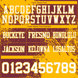 Custom Burgundy White-Gold 3D Pattern Abstract Brush Stroke Authentic Football Jersey