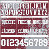 Custom Burgundy White-Gray 3D Pattern Abstract Brush Stroke Authentic Football Jersey