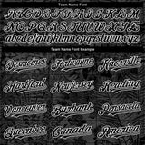 Custom Black White 3D Hawaii Tropical Palm Leaves And Animal Tiger Authentic Baseball Jersey