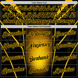 Custom Black Yellow 3D Pattern Design Germany Color Block Sport Wear Performance T-Shirt