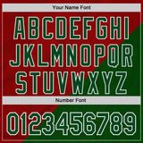 Custom Stitched Red Green-White 3D Pattern Design Mexico Subtle Sportswear Pullover Sweatshirt Hoodie