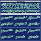 Custom Stitched Royal Kelly Green-White 3D Pattern Design Abstract Brush Stroke Sports Pullover Sweatshirt Hoodie