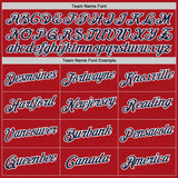 Custom Stitched Red Navy-White 3D Pattern Design Abstract Brush Stroke Sports Pullover Sweatshirt Hoodie