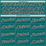 Custom Stitched Teal Black-White 3D Pattern Design Abstract Brush Stroke Sports Pullover Sweatshirt Hoodie