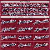 Custom Stitched Crimson Navy-White 3D Pattern Design Abstract Brush Stroke Sports Pullover Sweatshirt Hoodie