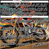 Custom Stitched Black White 3D Pattern Design Motorcycle Motocross Racing Sports Pullover Sweatshirt Hoodie