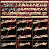 Custom Stitched Black Vintage USA Flag Crimson-Cream 3D Pattern Design Splash Grunge Art Sports Pullover Sweatshirt Hoodie