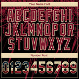 Custom Stitched Black Vintage USA Flag Crimson-Cream 3D Pattern Design Splash Grunge Art Sports Pullover Sweatshirt Hoodie